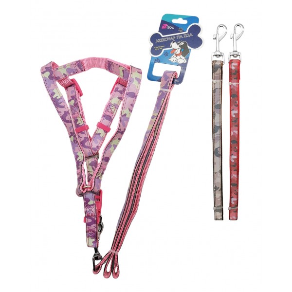 MIZOO ΣΕΤ ΣΑΜΑΡΑΚΙ ΣΚΥΛΟΥ ΜΕ ΛΟΥΡΙ ΠΑΡΑΛΛΑΓΗ ΣΕ 3 ΧΡΩΜΑΤΑ 120CΜX2.5CM